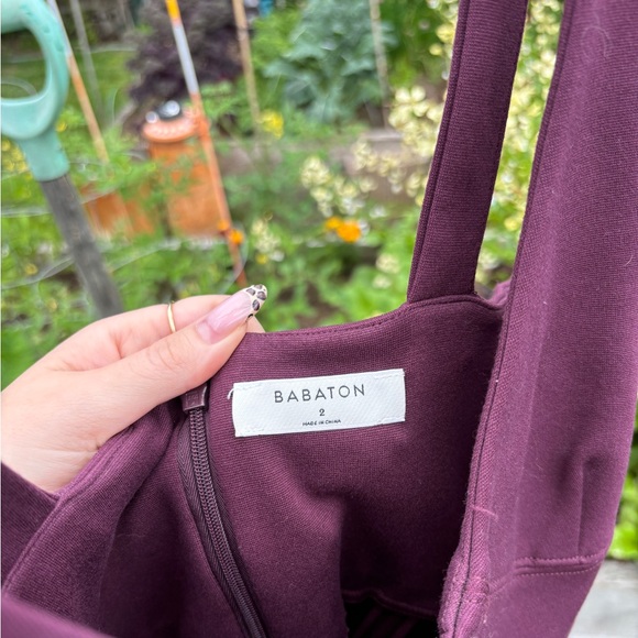 Babton dark purple midi dress - Picture 2 of 3